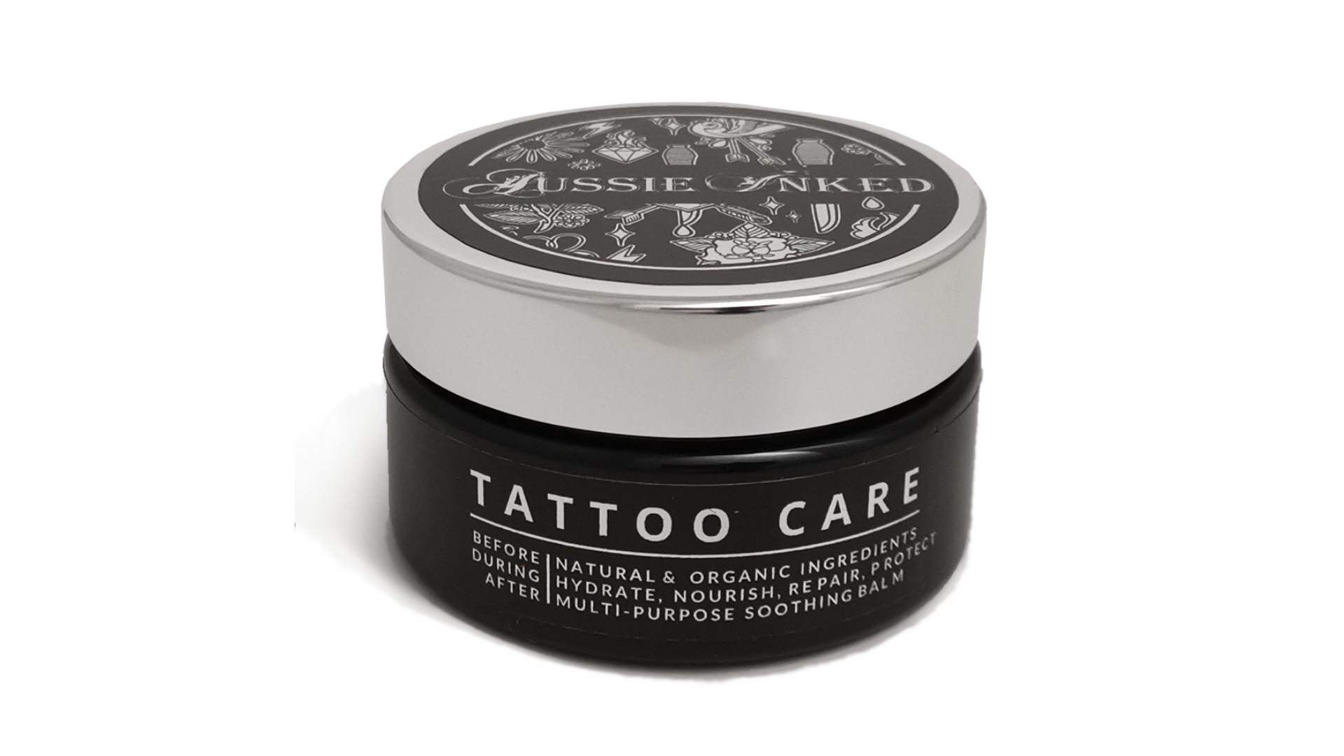 50mL Natural &amp; Organic Tattoo Aftercare Balm.