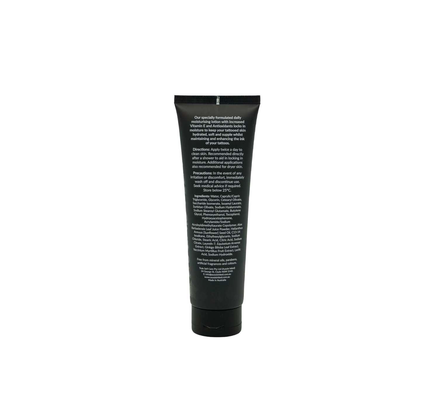 Daily lotion to keep tattoos moisturised and vibrant. Natural feel.
