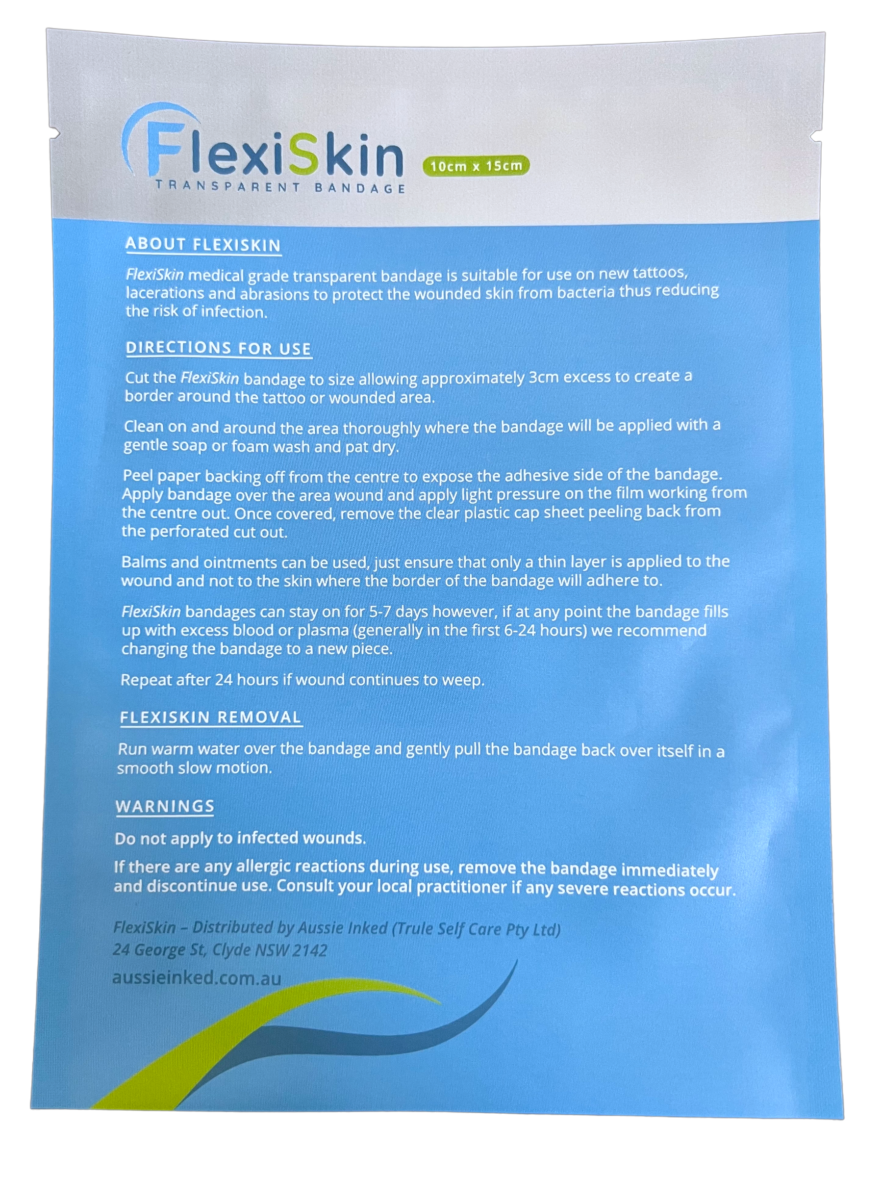 flexiskin medical tattoo transparent bandage sheet